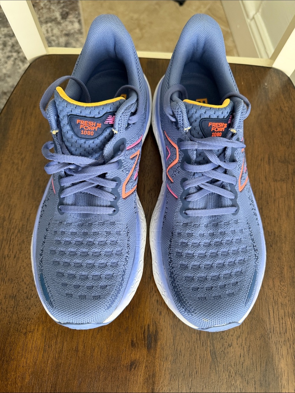 New Balance Lavender and Yellow Fresh Foam 1080 Women's Sneakers